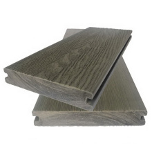 Solid WPC Co-Extrusion Decking Third Generation Wood Plastic Composite 137*22mm XFD043